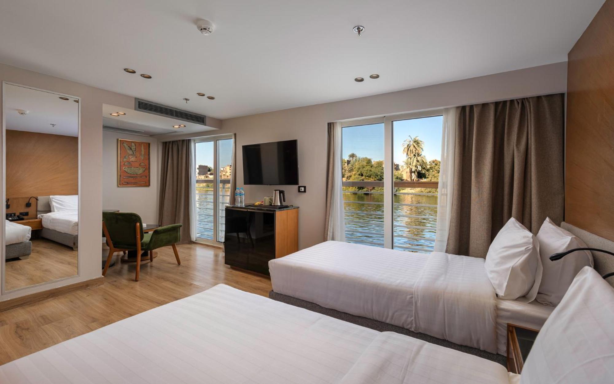 Tia Boutique Nile Cruise - Every Monday From Luxor For 04 & 07 Nights - Every Friday From Aswan For 03 & 07 Nights Kültér fotó
